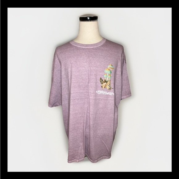 Bittersweet 2XL Graphic Tee Fairy Mushroom Purple - Picture 2 of 8